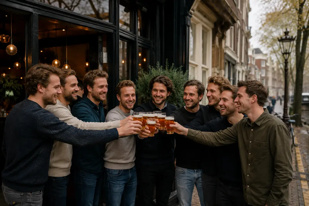 Tien Limburgse vrienden openen gezamenlijk café in Amsterdam